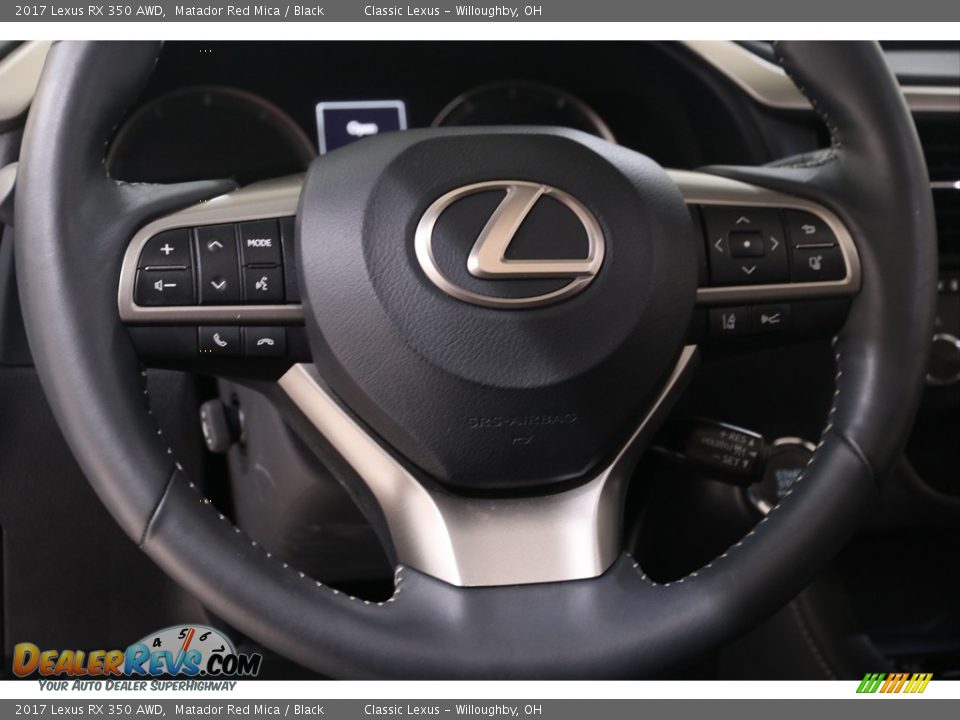 2017 Lexus RX 350 AWD Matador Red Mica / Black Photo #9