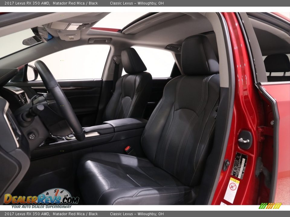 2017 Lexus RX 350 AWD Matador Red Mica / Black Photo #12