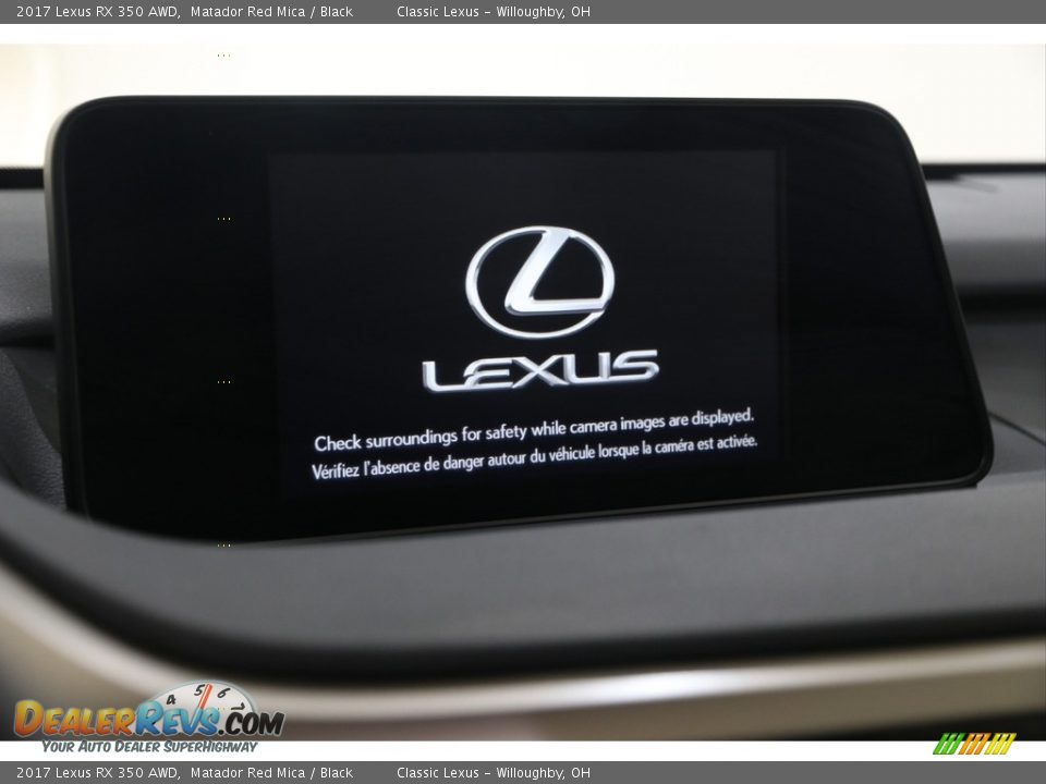 2017 Lexus RX 350 AWD Matador Red Mica / Black Photo #15