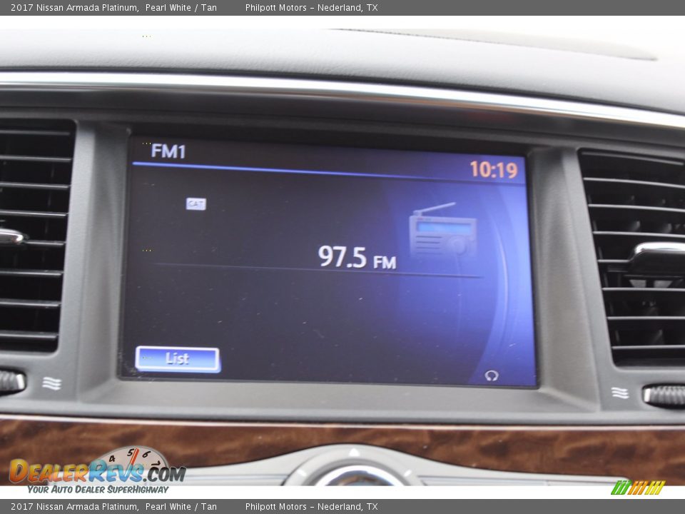 2017 Nissan Armada Platinum Pearl White / Tan Photo #20