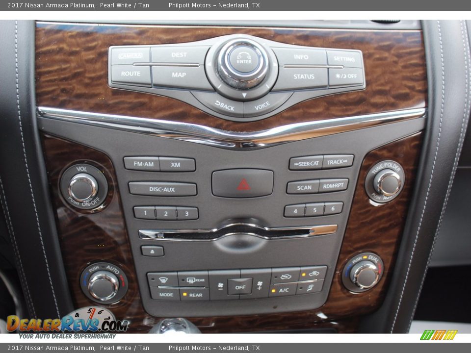 2017 Nissan Armada Platinum Pearl White / Tan Photo #21