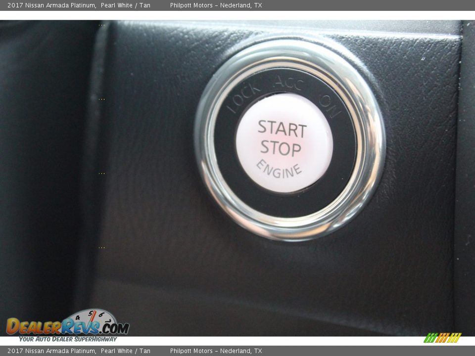2017 Nissan Armada Platinum Pearl White / Tan Photo #22