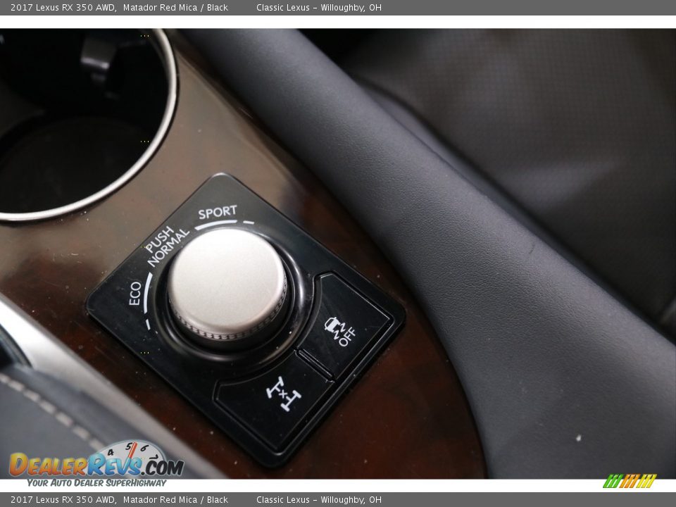 2017 Lexus RX 350 AWD Matador Red Mica / Black Photo #28