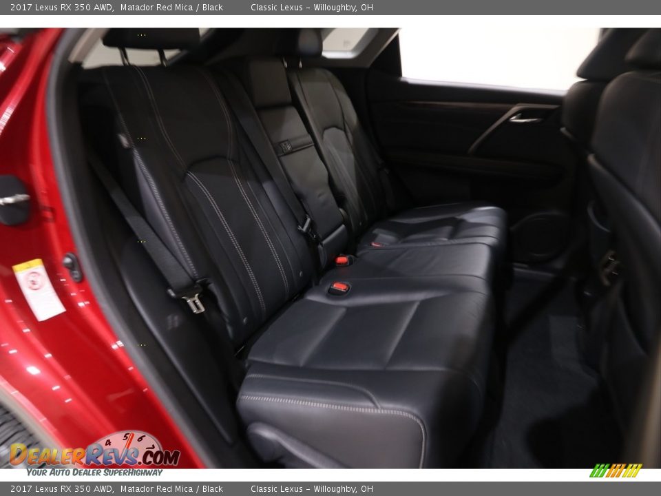 2017 Lexus RX 350 AWD Matador Red Mica / Black Photo #30
