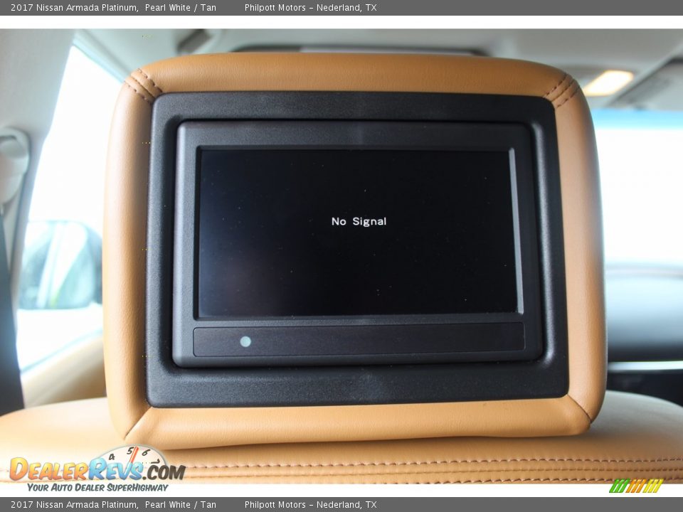 2017 Nissan Armada Platinum Pearl White / Tan Photo #29