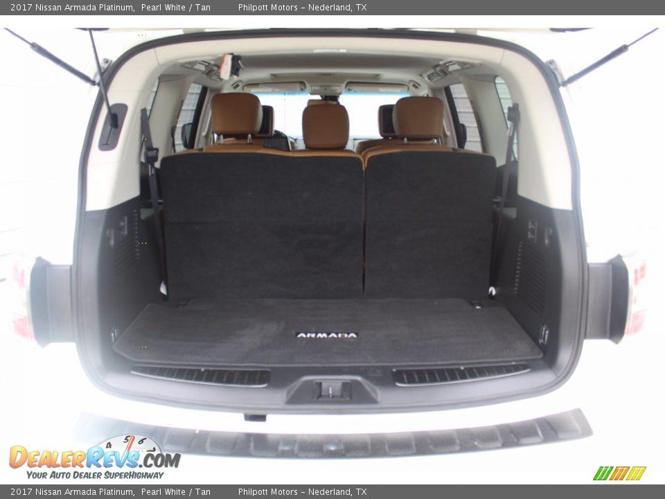 2017 Nissan Armada Platinum Pearl White / Tan Photo #30
