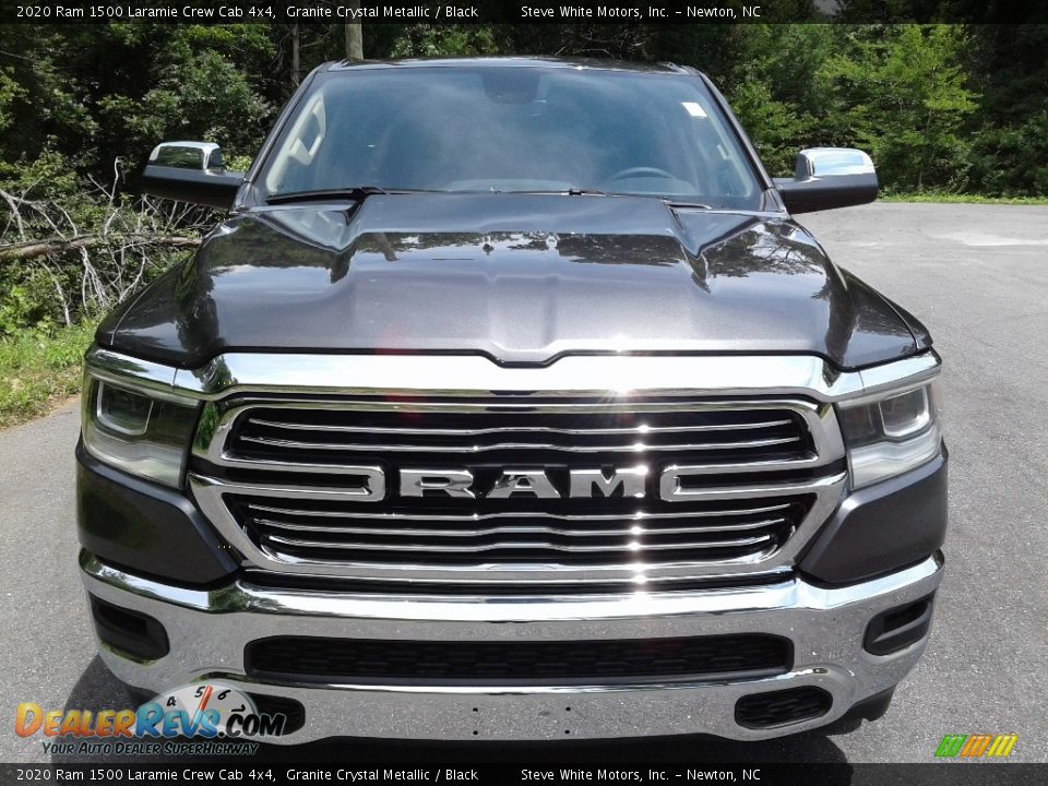 2020 Ram 1500 Laramie Crew Cab 4x4 Granite Crystal Metallic / Black Photo #3