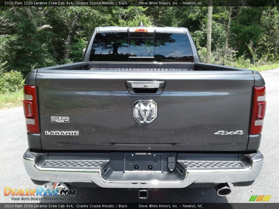 2020 Ram 1500 Laramie Crew Cab 4x4 Granite Crystal Metallic / Black Photo #7