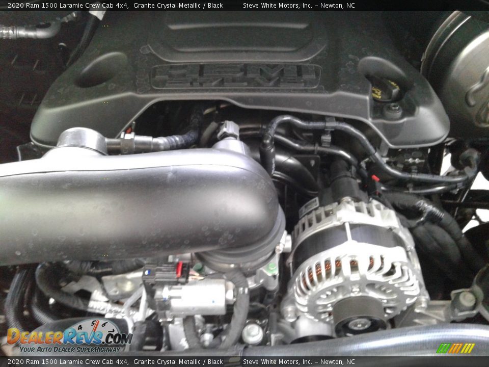 2020 Ram 1500 Laramie Crew Cab 4x4 Granite Crystal Metallic / Black Photo #10