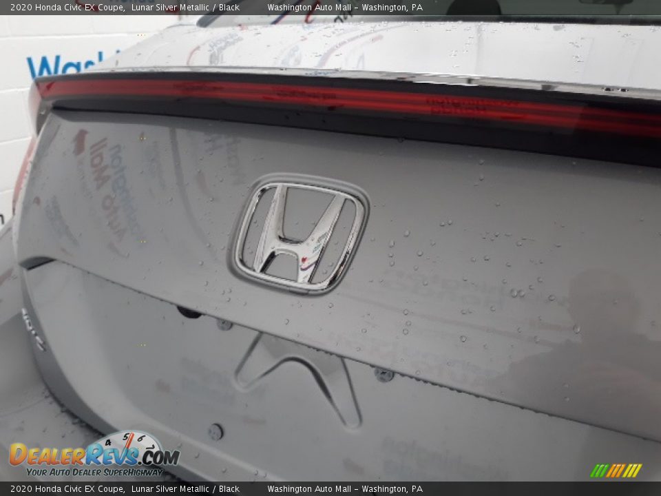 2020 Honda Civic EX Coupe Lunar Silver Metallic / Black Photo #25