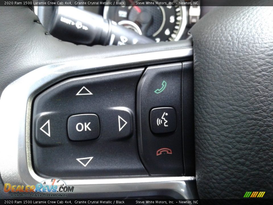 2020 Ram 1500 Laramie Crew Cab 4x4 Granite Crystal Metallic / Black Photo #18