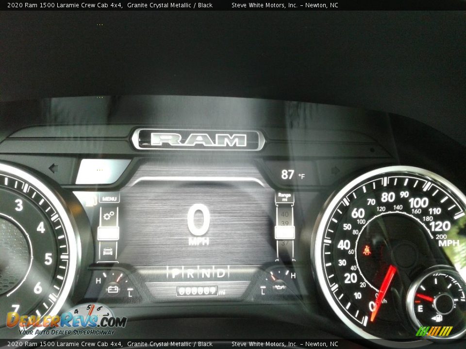 2020 Ram 1500 Laramie Crew Cab 4x4 Granite Crystal Metallic / Black Photo #20
