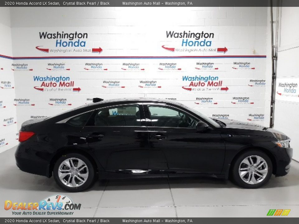 2020 Honda Accord LX Sedan Crystal Black Pearl / Black Photo #1