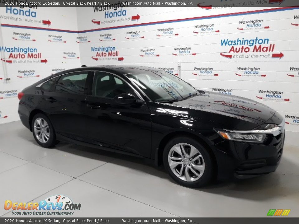 2020 Honda Accord LX Sedan Crystal Black Pearl / Black Photo #2