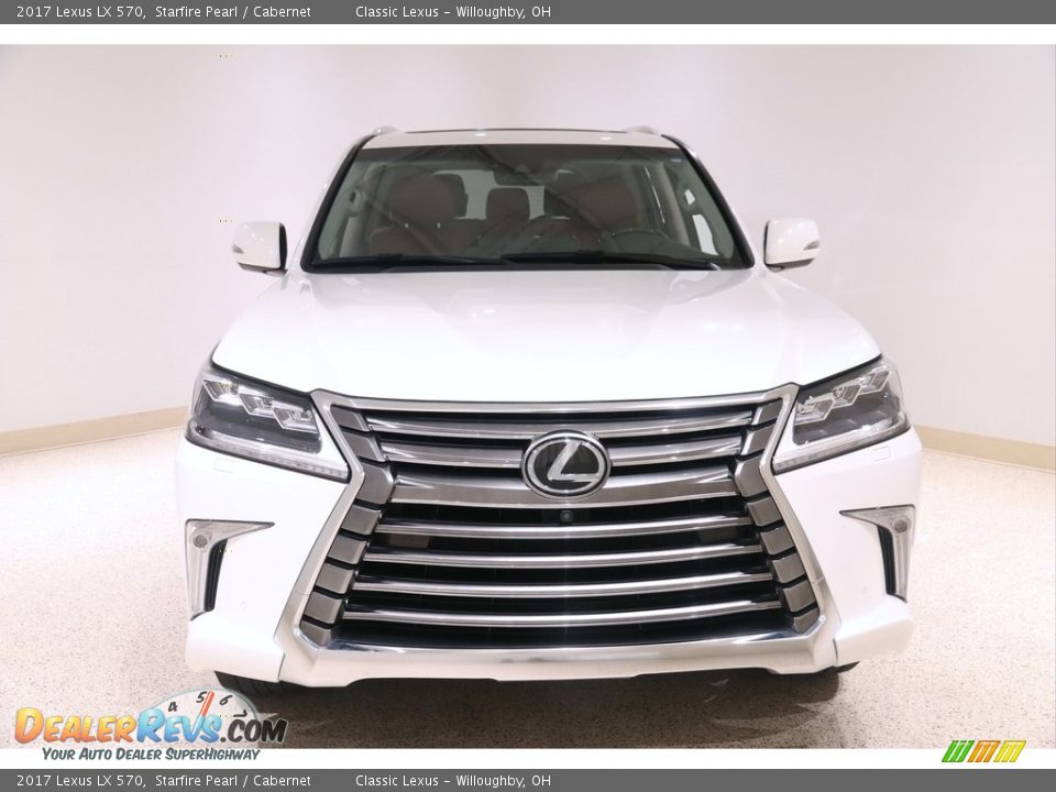 2017 Lexus LX 570 Starfire Pearl / Cabernet Photo #2