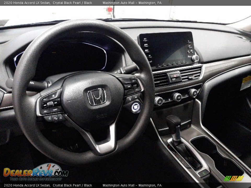 2020 Honda Accord LX Sedan Crystal Black Pearl / Black Photo #4