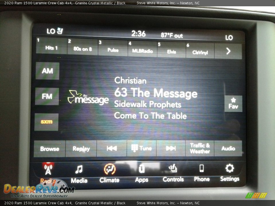 2020 Ram 1500 Laramie Crew Cab 4x4 Granite Crystal Metallic / Black Photo #23