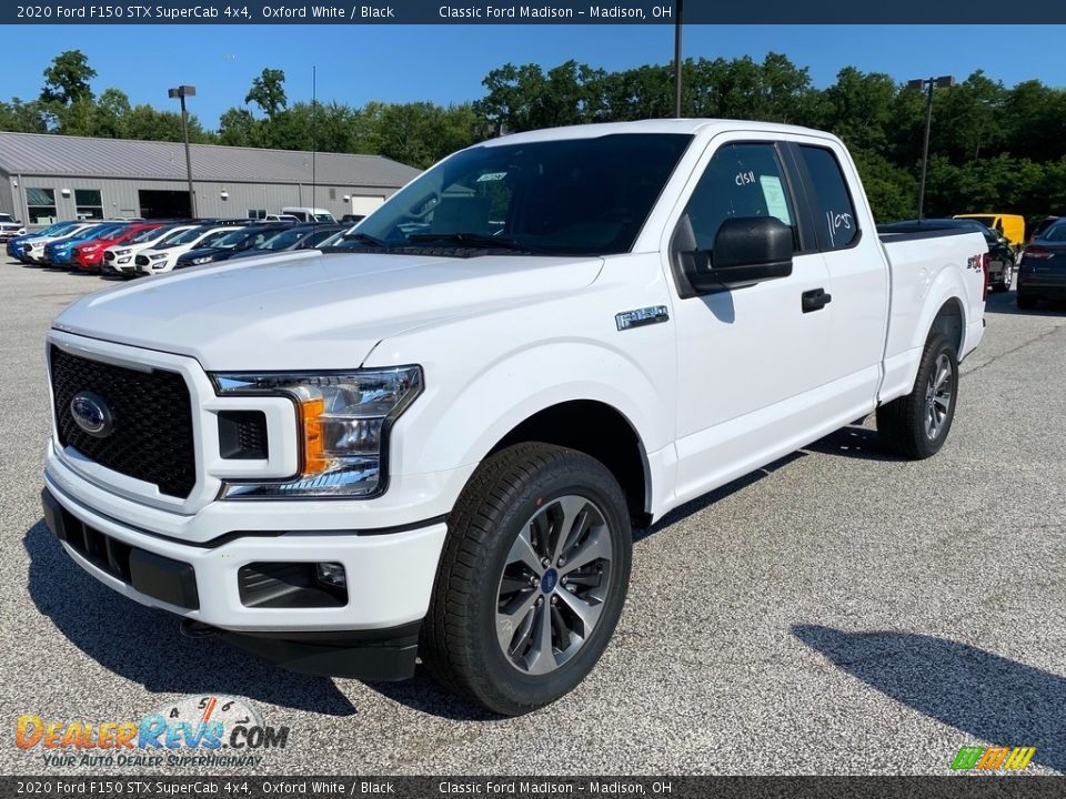 2020 Ford F150 STX SuperCab 4x4 Oxford White / Black Photo #1