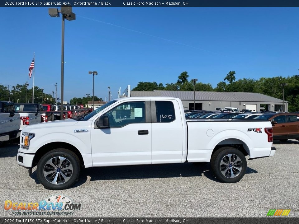 2020 Ford F150 STX SuperCab 4x4 Oxford White / Black Photo #6