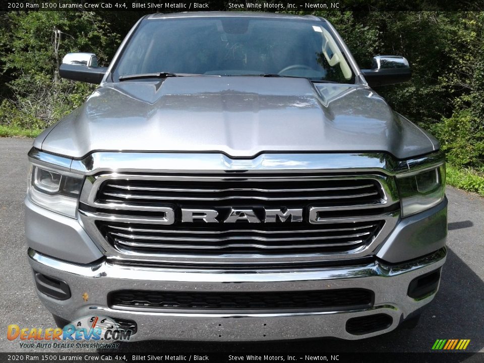 2020 Ram 1500 Laramie Crew Cab 4x4 Billet Silver Metallic / Black Photo #3