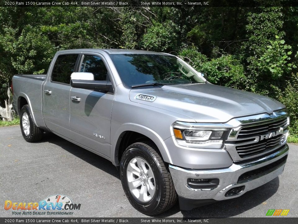 Billet Silver Metallic 2020 Ram 1500 Laramie Crew Cab 4x4 Photo #4