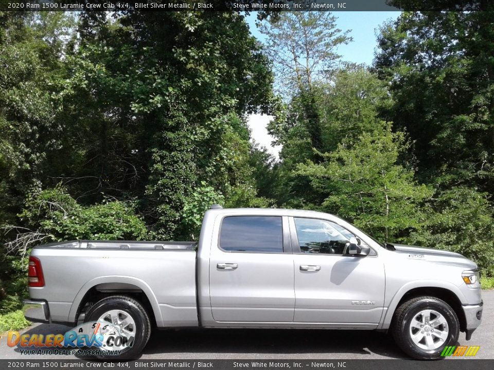 Billet Silver Metallic 2020 Ram 1500 Laramie Crew Cab 4x4 Photo #5