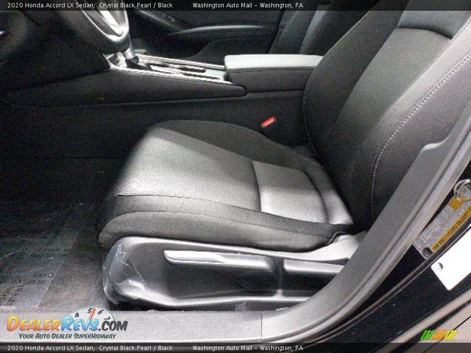 2020 Honda Accord LX Sedan Crystal Black Pearl / Black Photo #25