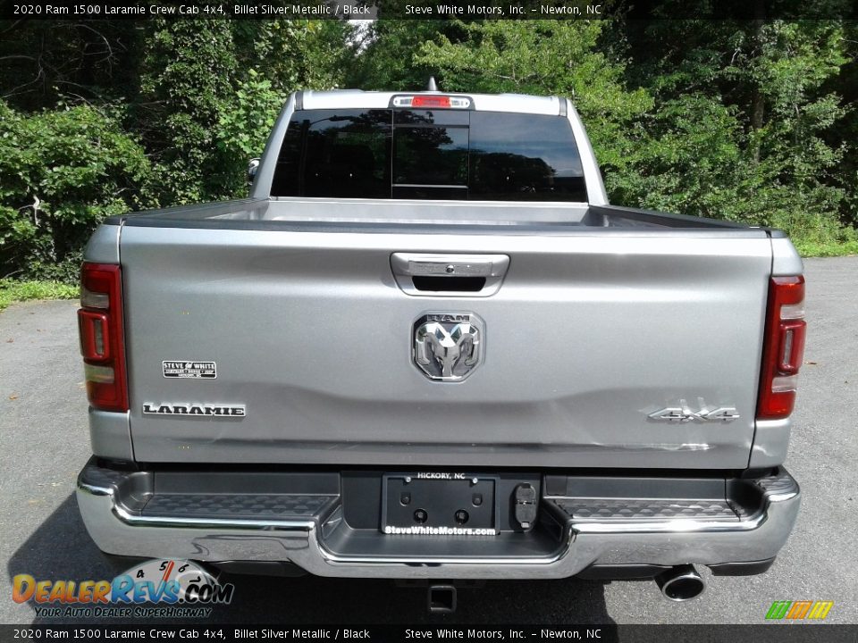 2020 Ram 1500 Laramie Crew Cab 4x4 Billet Silver Metallic / Black Photo #7