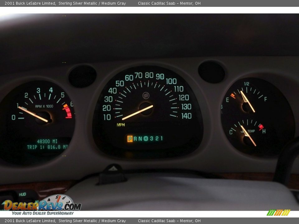 2001 Buick LeSabre Limited Sterling Silver Metallic / Medium Gray Photo #10