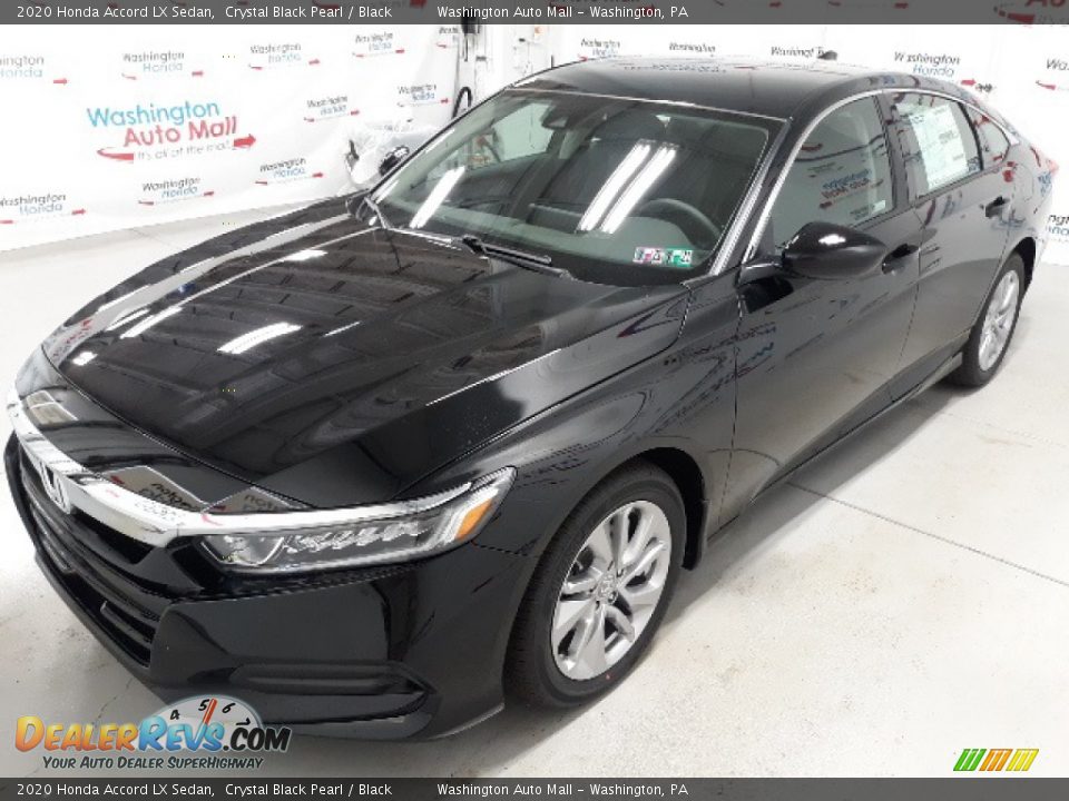 2020 Honda Accord LX Sedan Crystal Black Pearl / Black Photo #32