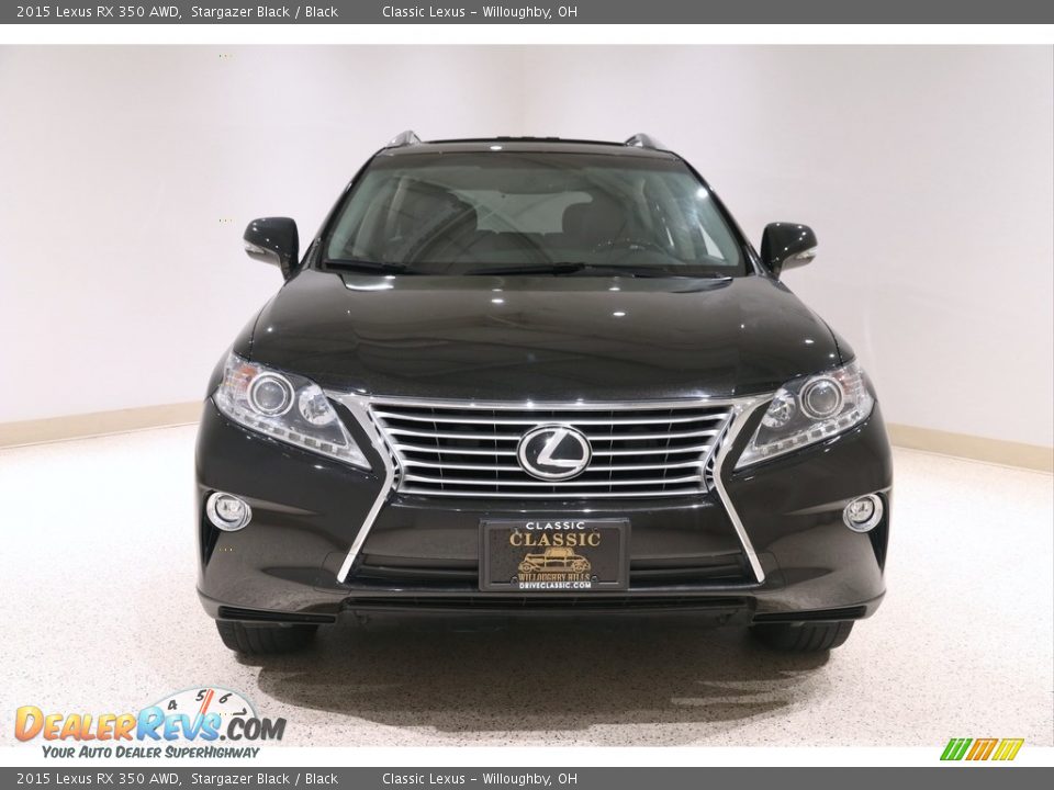 2015 Lexus RX 350 AWD Stargazer Black / Black Photo #2