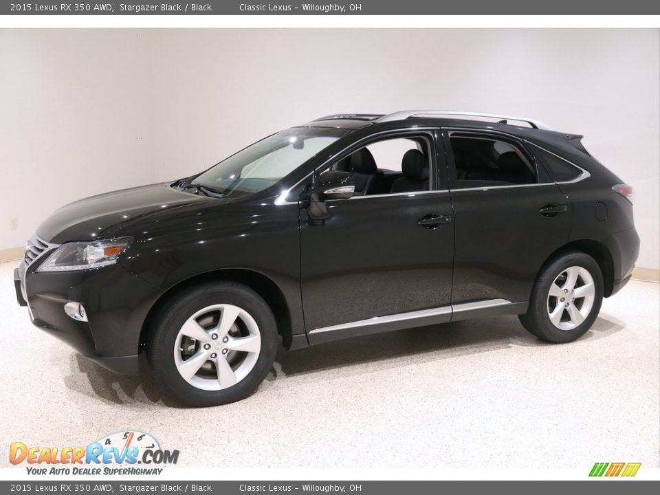 2015 Lexus RX 350 AWD Stargazer Black / Black Photo #3