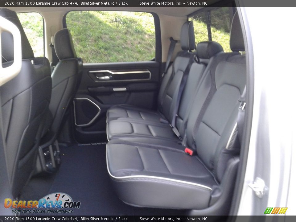 Rear Seat of 2020 Ram 1500 Laramie Crew Cab 4x4 Photo #14