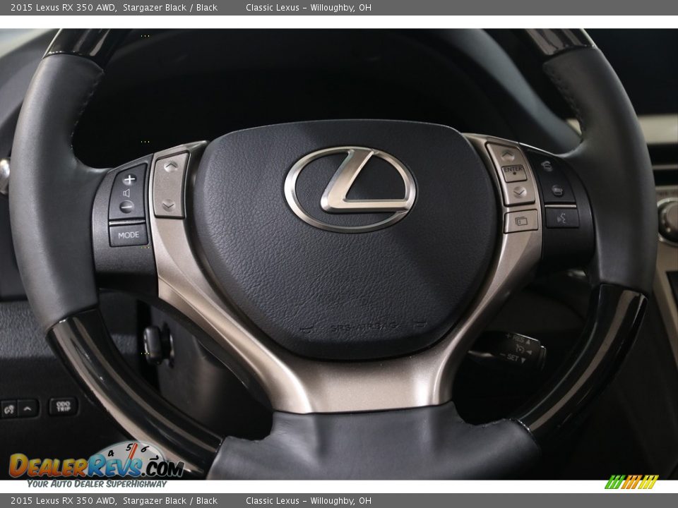 2015 Lexus RX 350 AWD Stargazer Black / Black Photo #7