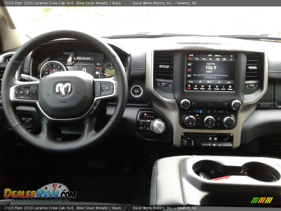 Dashboard of 2020 Ram 1500 Laramie Crew Cab 4x4 Photo #18