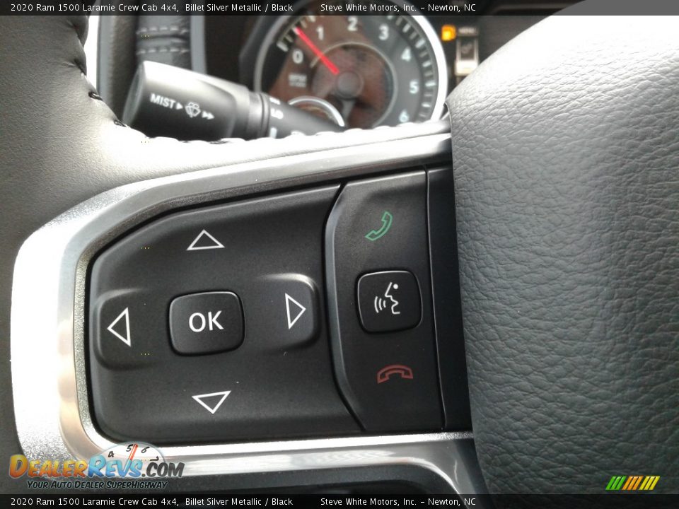 2020 Ram 1500 Laramie Crew Cab 4x4 Steering Wheel Photo #19