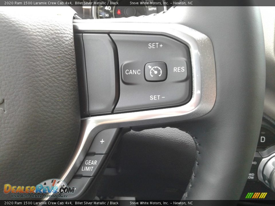 2020 Ram 1500 Laramie Crew Cab 4x4 Steering Wheel Photo #20
