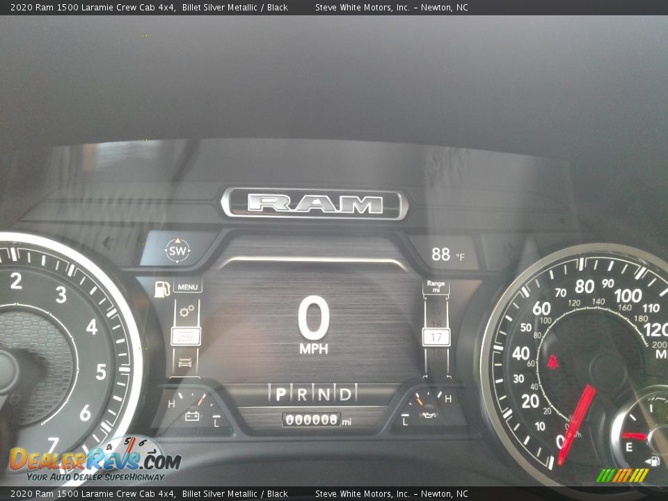 2020 Ram 1500 Laramie Crew Cab 4x4 Gauges Photo #21