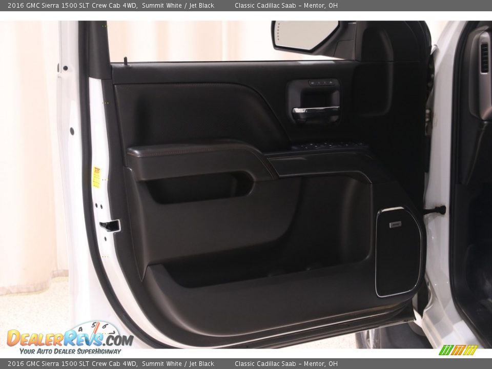 2016 GMC Sierra 1500 SLT Crew Cab 4WD Summit White / Jet Black Photo #4