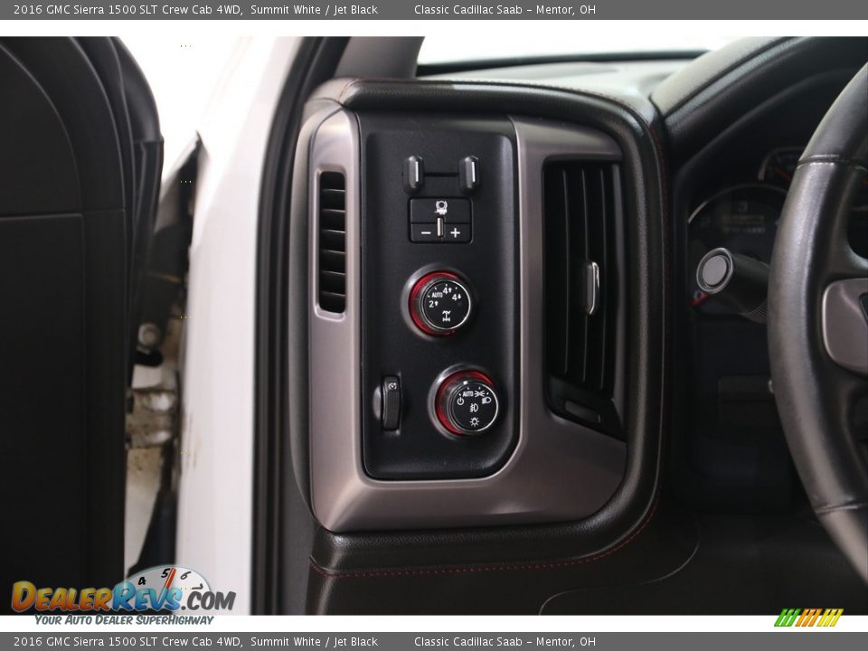 2016 GMC Sierra 1500 SLT Crew Cab 4WD Summit White / Jet Black Photo #5