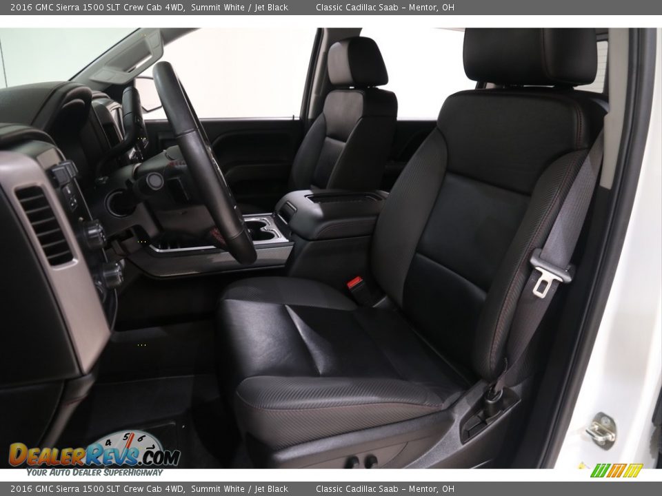 2016 GMC Sierra 1500 SLT Crew Cab 4WD Summit White / Jet Black Photo #6
