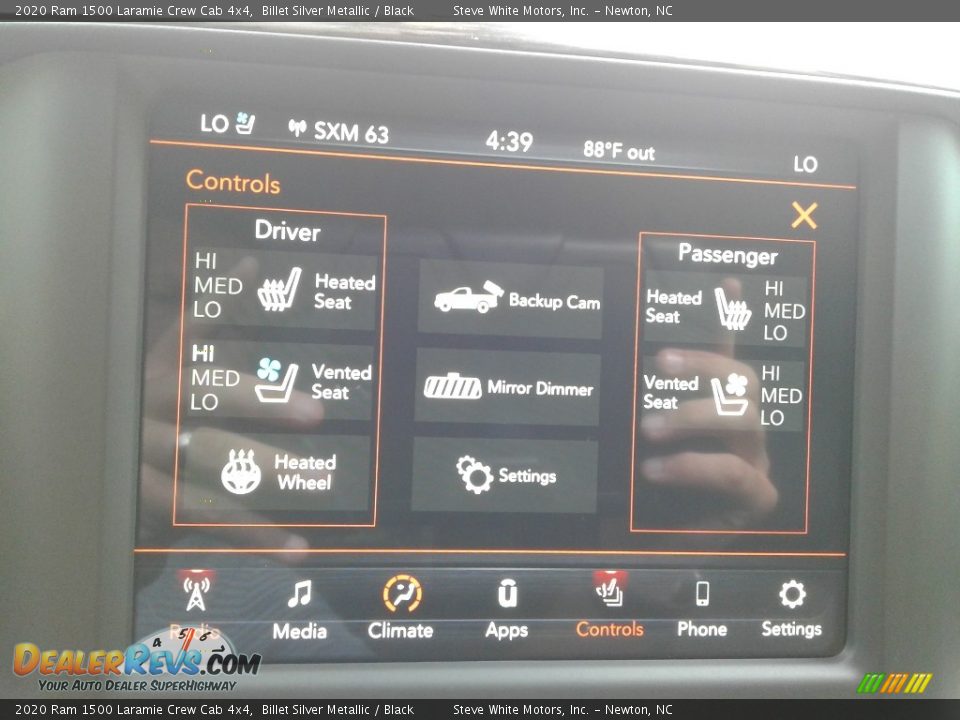 2020 Ram 1500 Laramie Crew Cab 4x4 Billet Silver Metallic / Black Photo #25