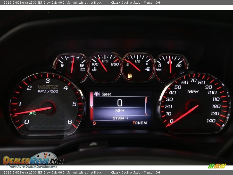 2016 GMC Sierra 1500 SLT Crew Cab 4WD Summit White / Jet Black Photo #9