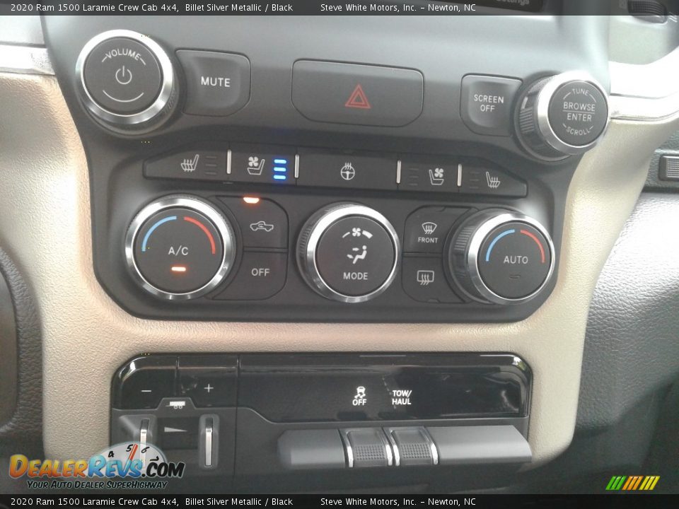 2020 Ram 1500 Laramie Crew Cab 4x4 Billet Silver Metallic / Black Photo #27