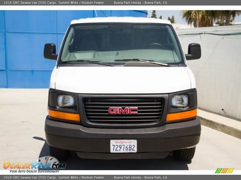 2016 GMC Savana Van 2500 Cargo Summit White / Medium Pewter Photo #6