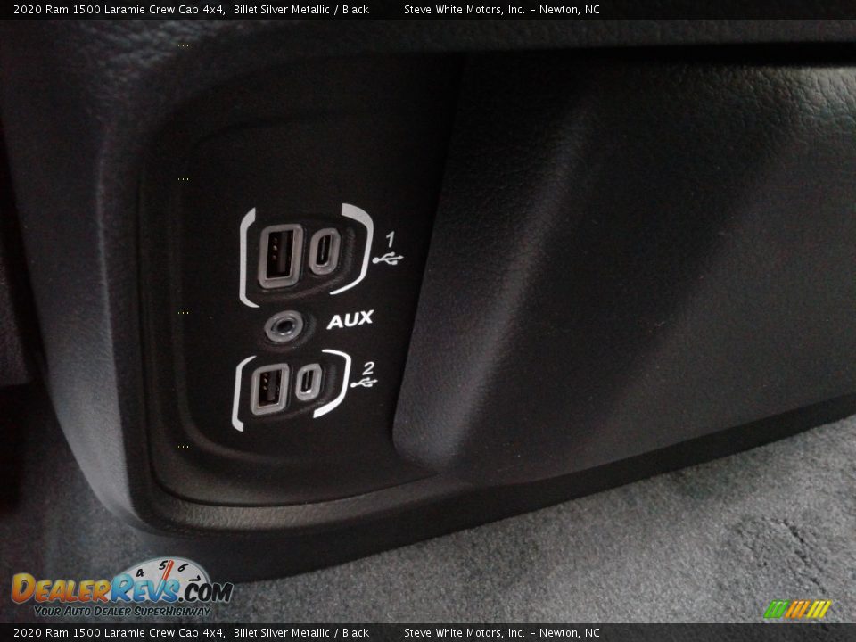 2020 Ram 1500 Laramie Crew Cab 4x4 Billet Silver Metallic / Black Photo #28