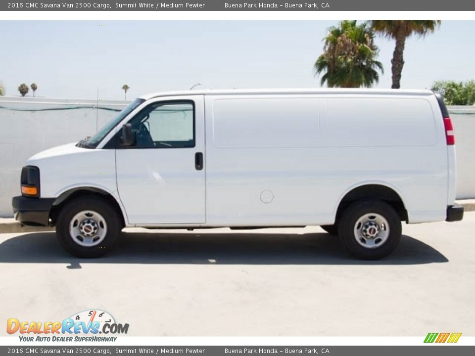 Summit White 2016 GMC Savana Van 2500 Cargo Photo #9