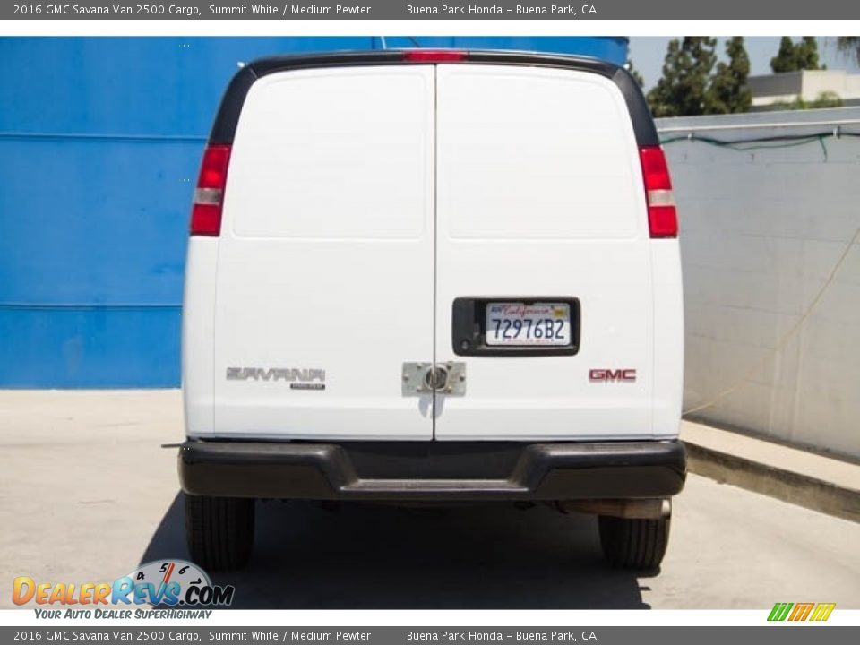 2016 GMC Savana Van 2500 Cargo Summit White / Medium Pewter Photo #10