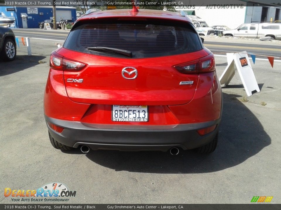 2018 Mazda CX-3 Touring Soul Red Metallic / Black Photo #7