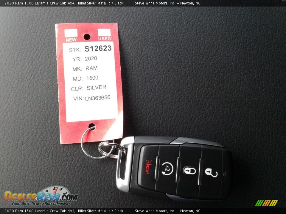 2020 Ram 1500 Laramie Crew Cab 4x4 Billet Silver Metallic / Black Photo #31
